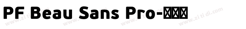 PF Beau Sans Pro字体转换
